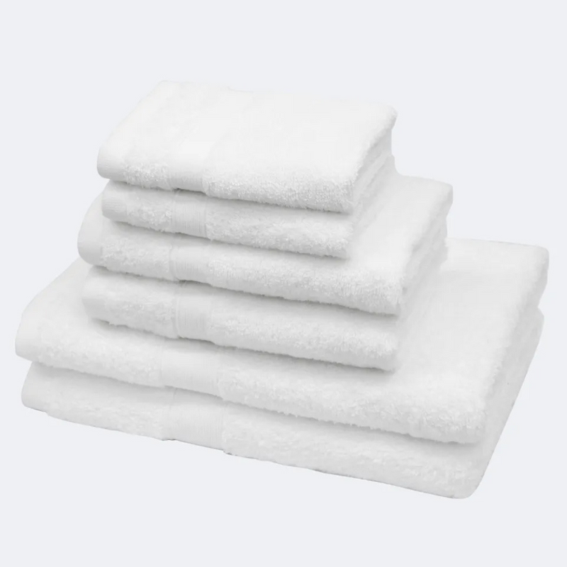 Cotton Bath Towels - Set of 6